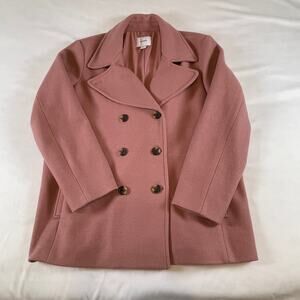 Old Navy Oversized Double Breasted Peacoat Blush Size XXL